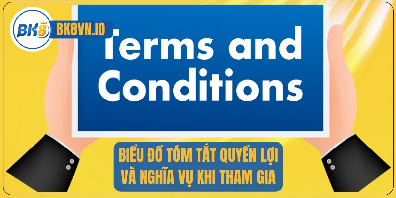 Điều Khoản Và Điều Kiện Bk8 2 Biểu đồ tóm tắt quyền lợi và nghĩa vụ khi tham gia