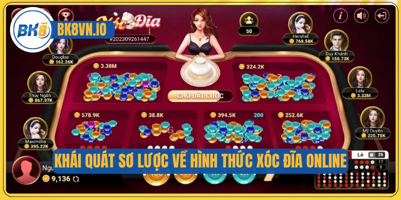 Khái quát sơ lược về hình thức Xóc đĩa online